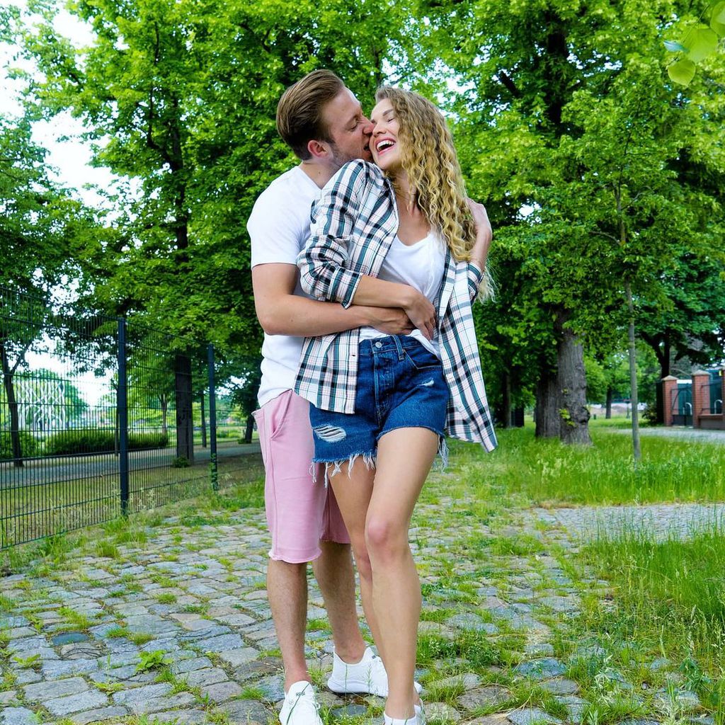 Katja Kalugina und ihr Freund