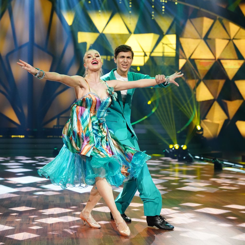 Katja Kalugina und Lukas Rieger bei "Let's Dance"