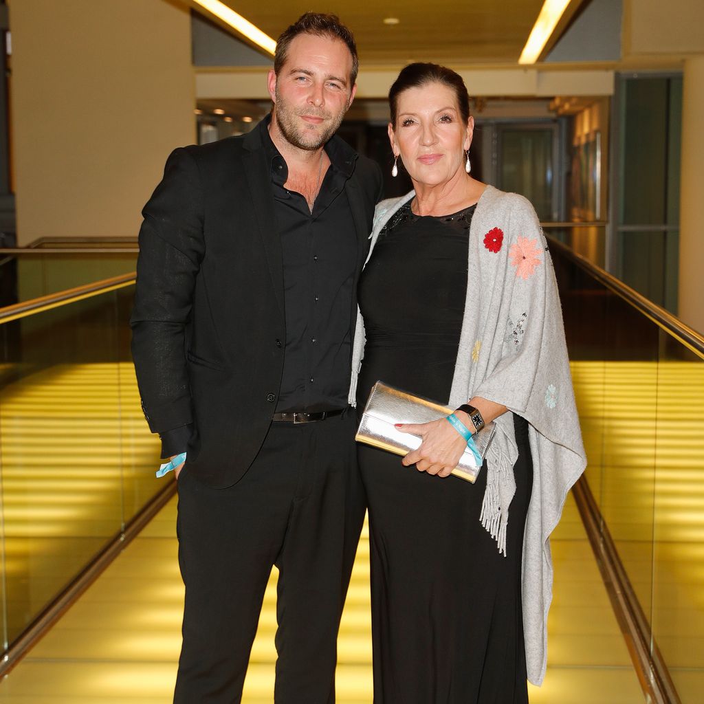 Katty Karrenbauer mit Begleitung bei einer Charity-Veranstaltung in Düsseldorf
