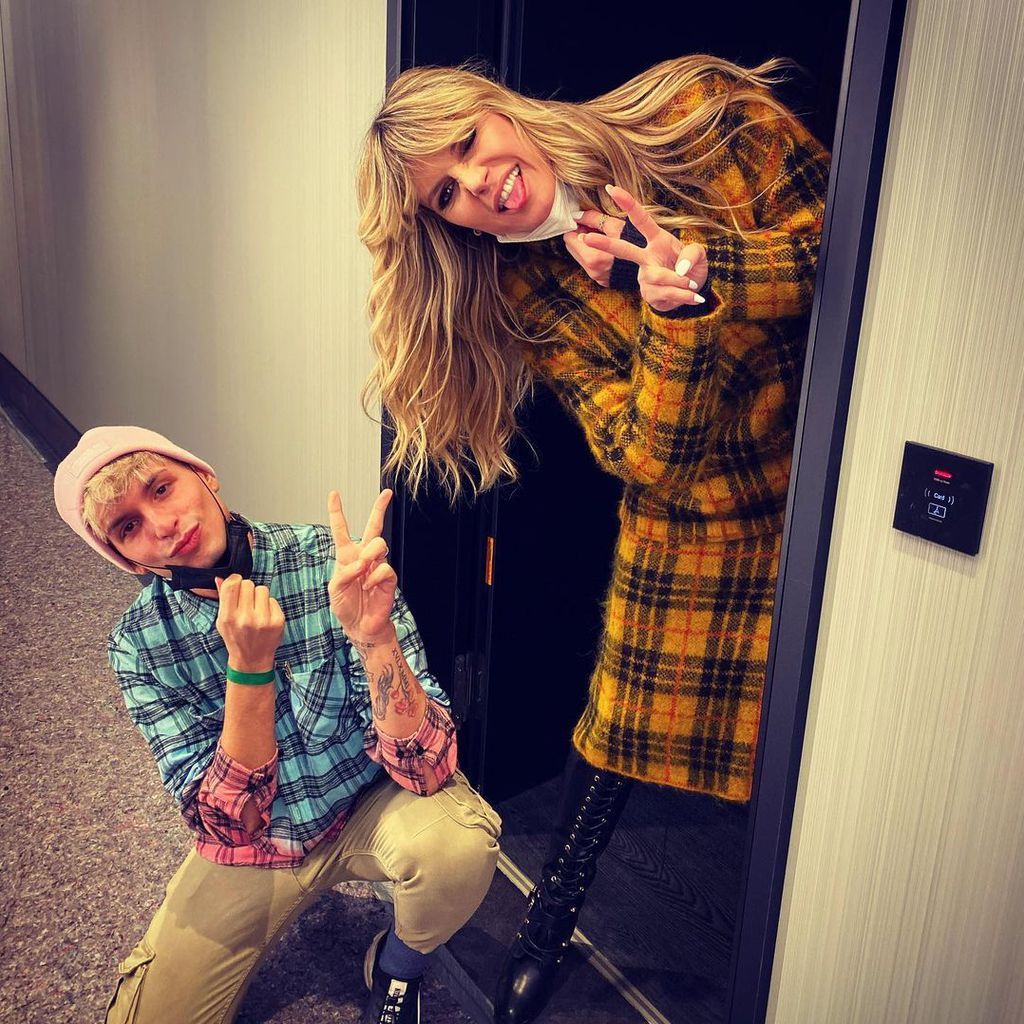 Katy Bähm und Heidi Klum im Dezember 2020