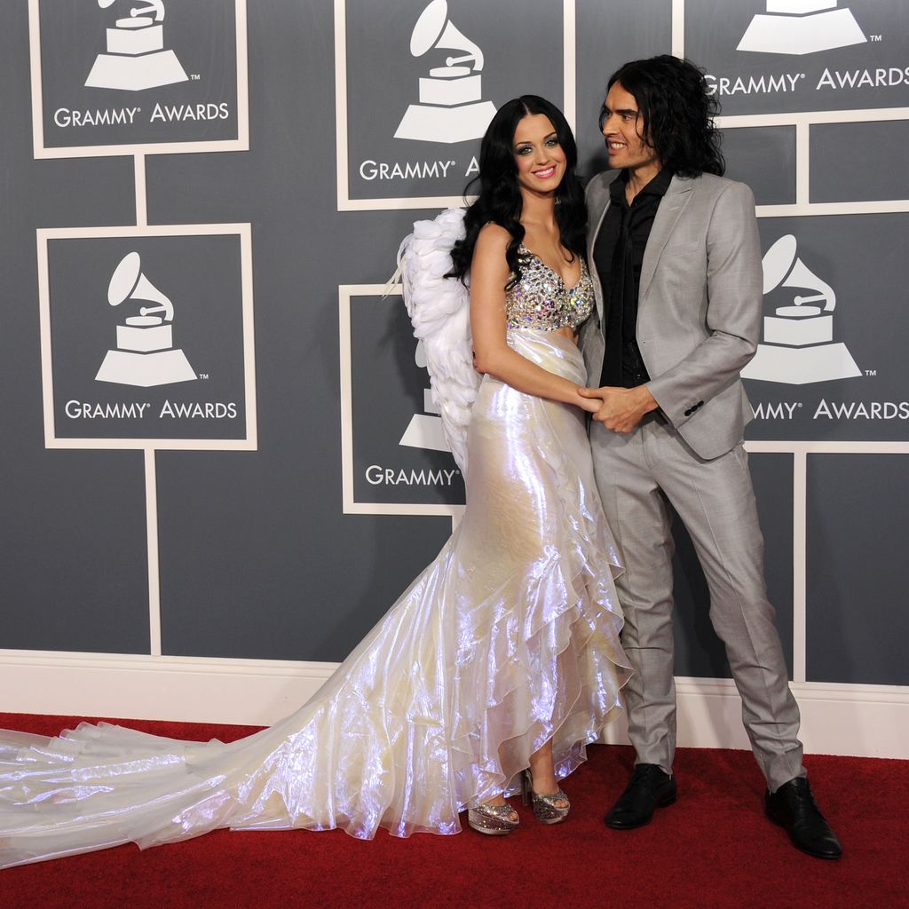 Katy Perry, Sängerin, und Russel Brand, Comedian