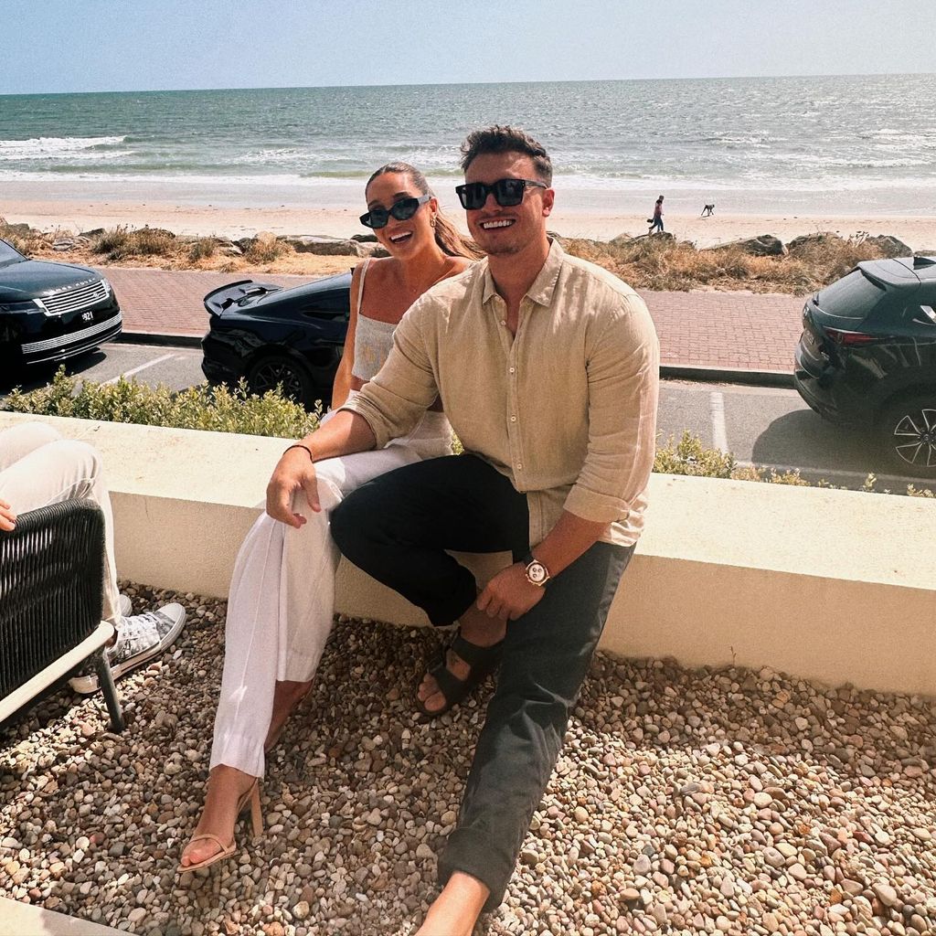 Kayla Itsines und Jae Woodroffe im November 2023