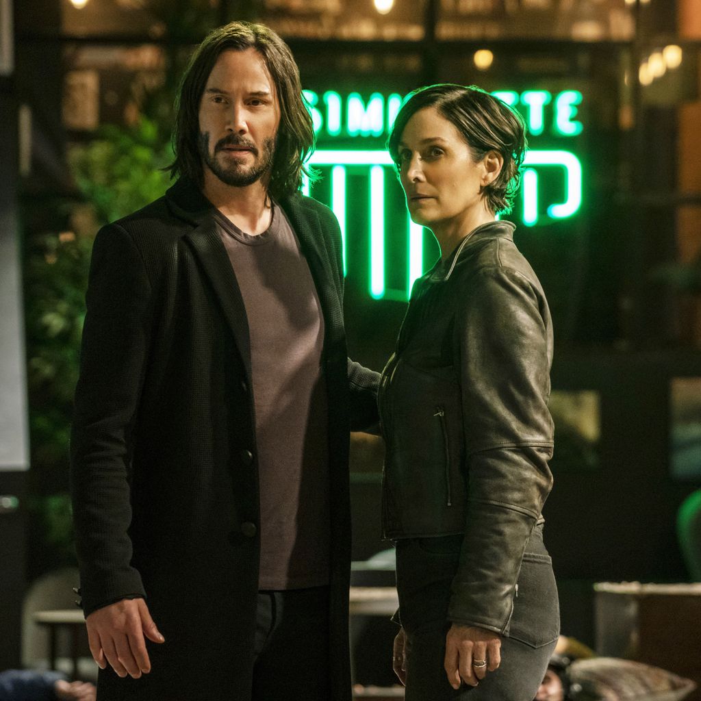 Keanu Reeves und Carrie-Anne Moss in "Matrix Resurrections"