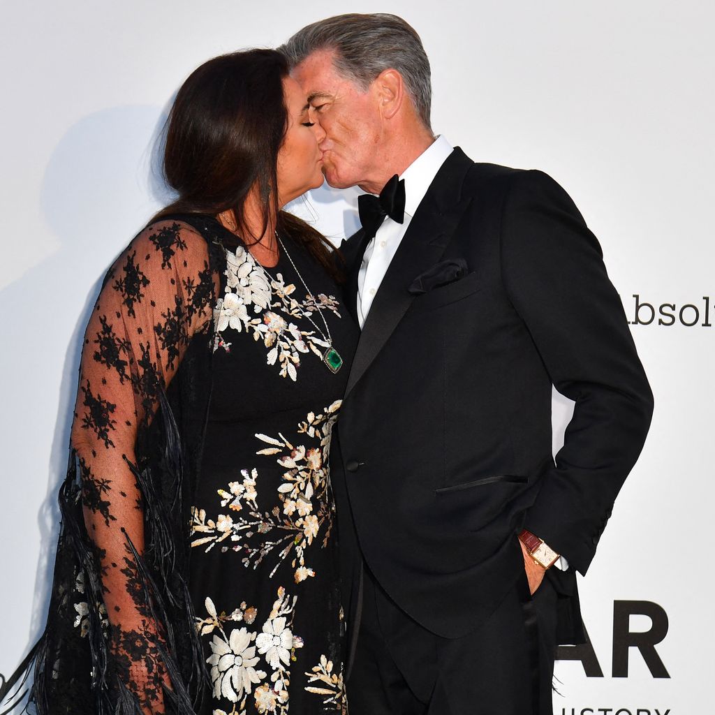 Keely Shaye Smith und Pierce Brosnan bei der amfAR Gala 2018