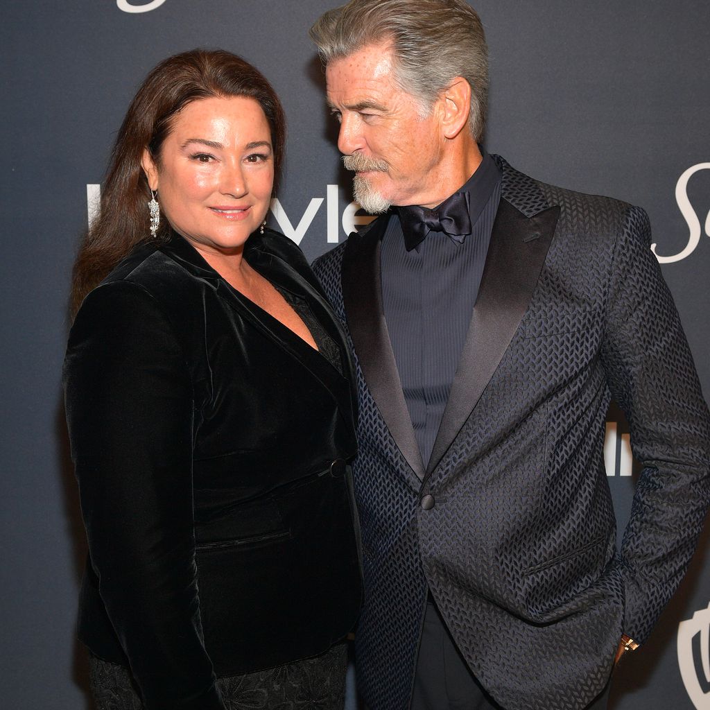 Keely Shaye Smith und Pierce Brosnan bei den Golden Globes 2020