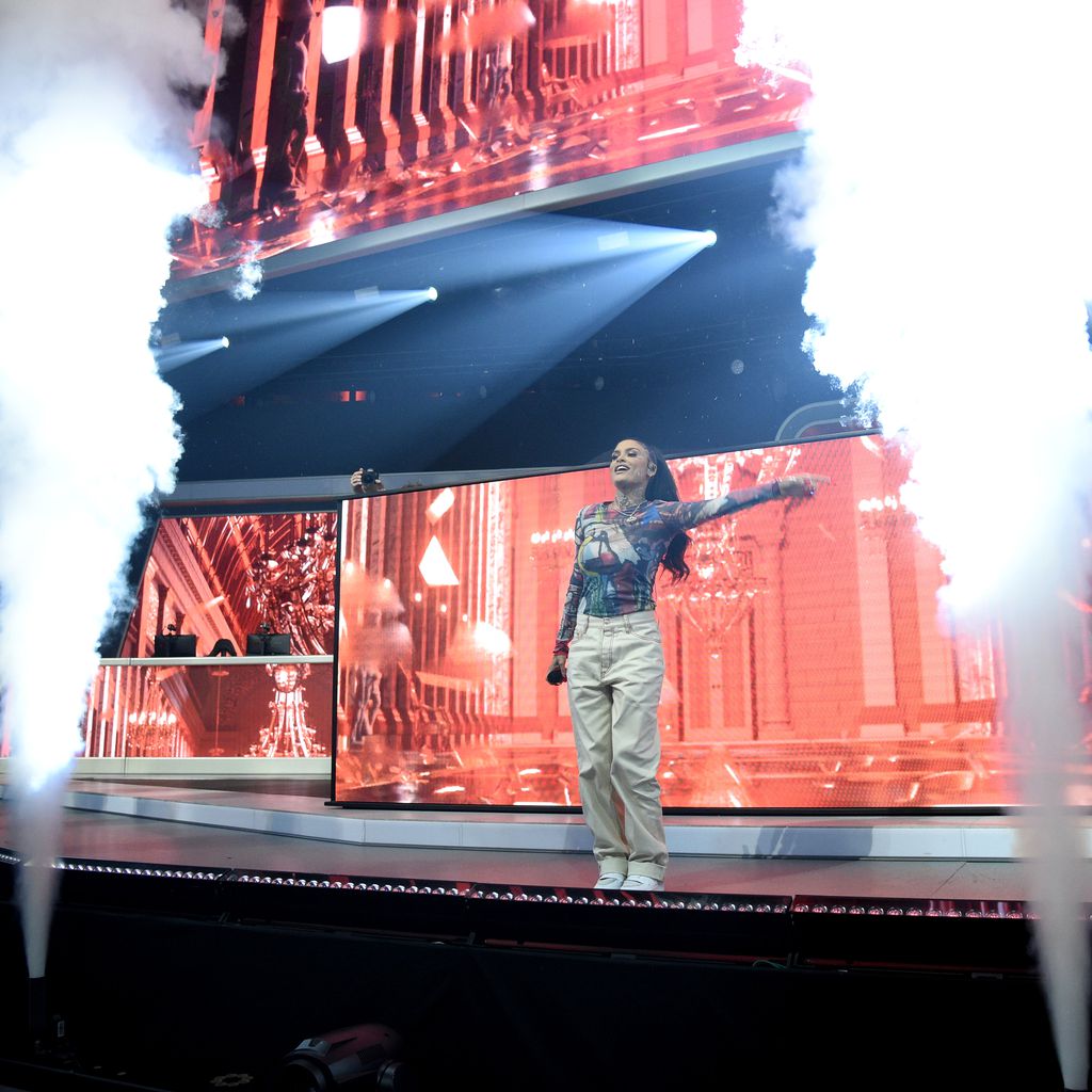 Kehlani auf der Bühne im September 2019
