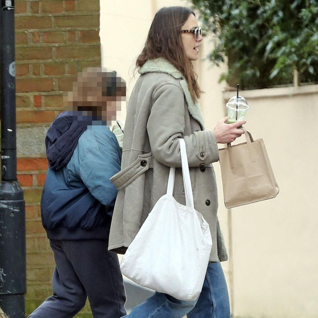 Keira Knightley mit ihrer Tochter Edie, Februar 2024