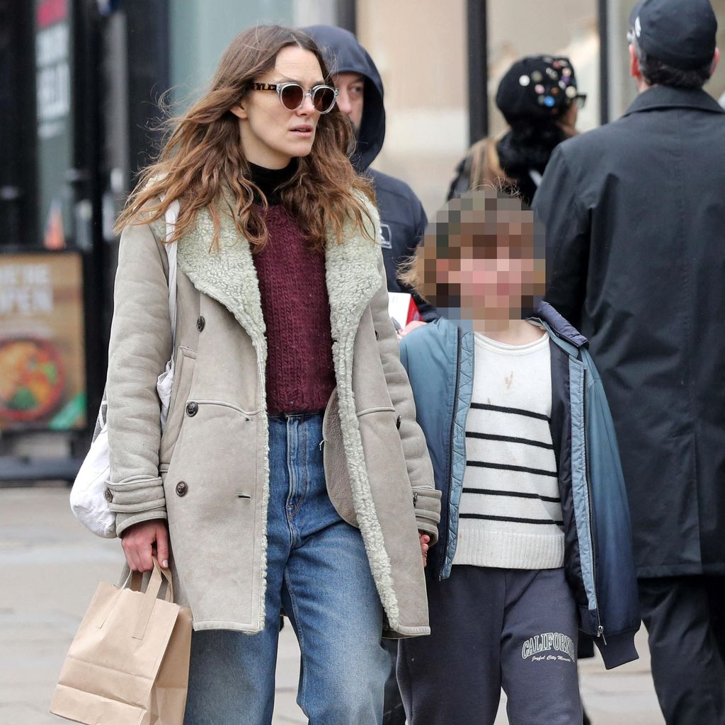 Keira Knightley mit ihrer Tochter Edie, Februar 2024