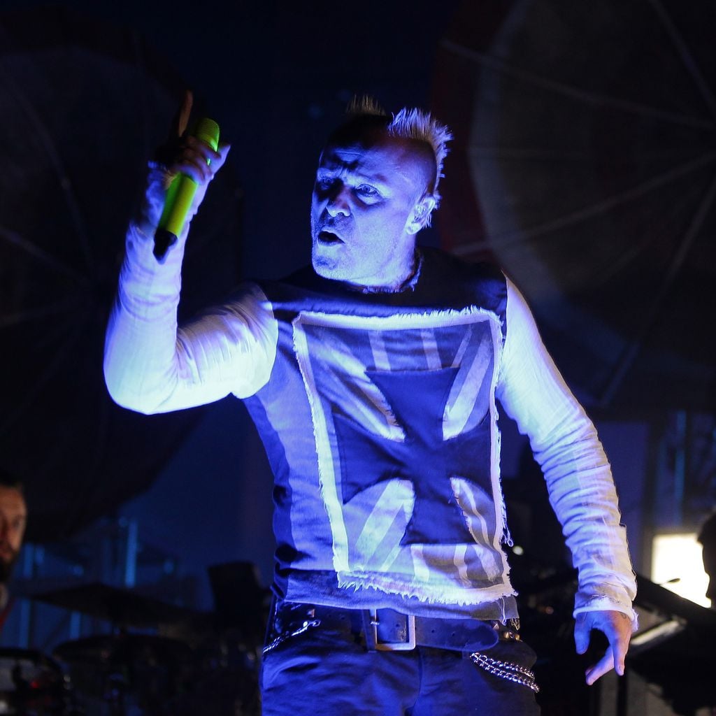 Keith Flint bei einem The Prodigy-Gig, 2015 in London