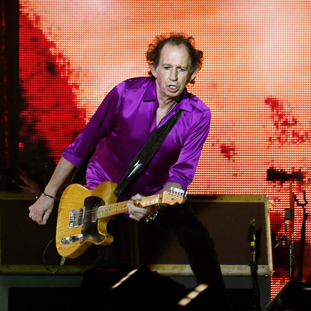 Keith Richards performt beim Rose Bowl in Pasadena, August 2019
