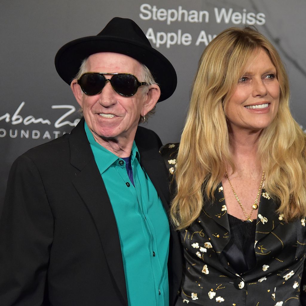Keith Richards and Patti Hansen 2018