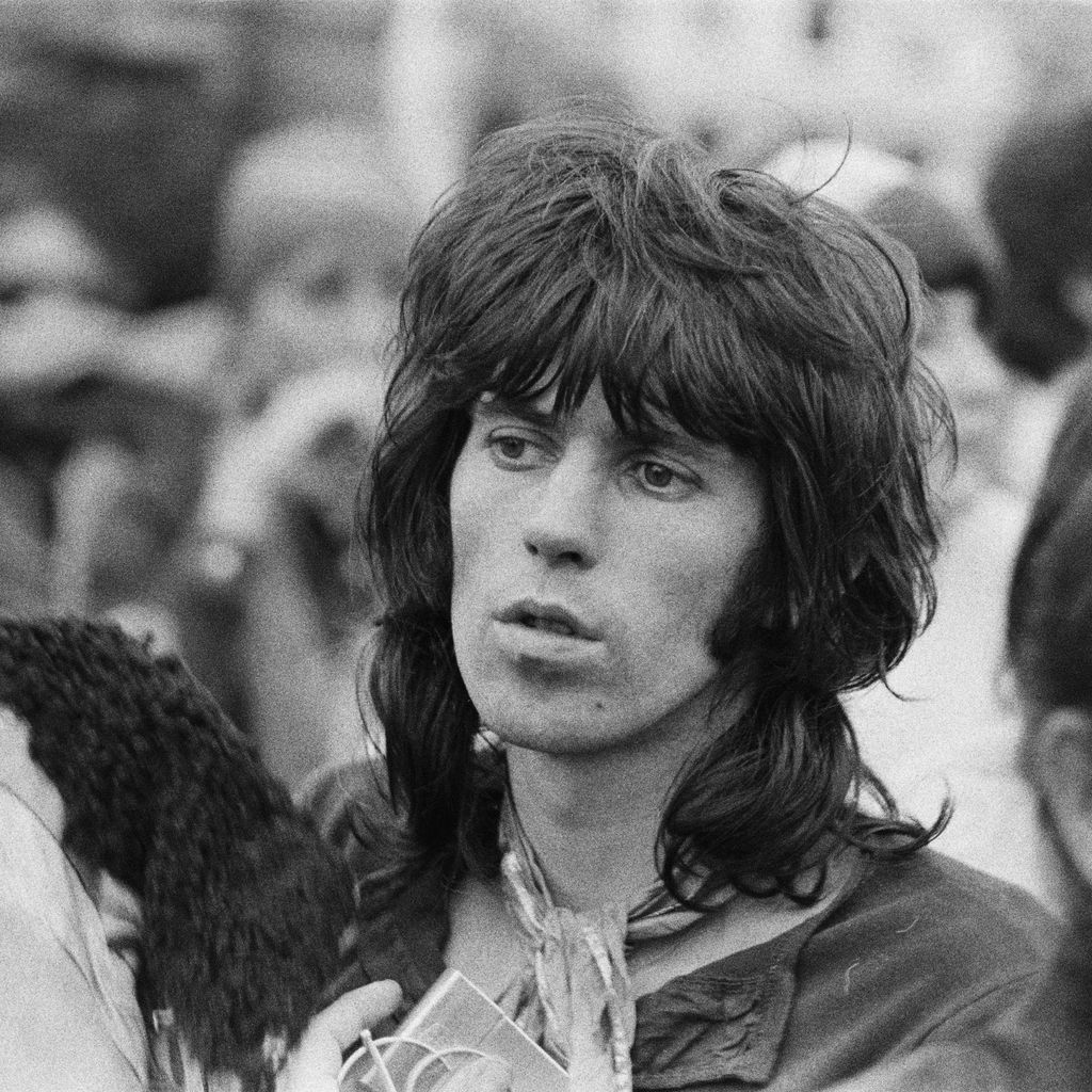 Rolling-Stone Gitarrist Keith Richards 1969 als junger Mann