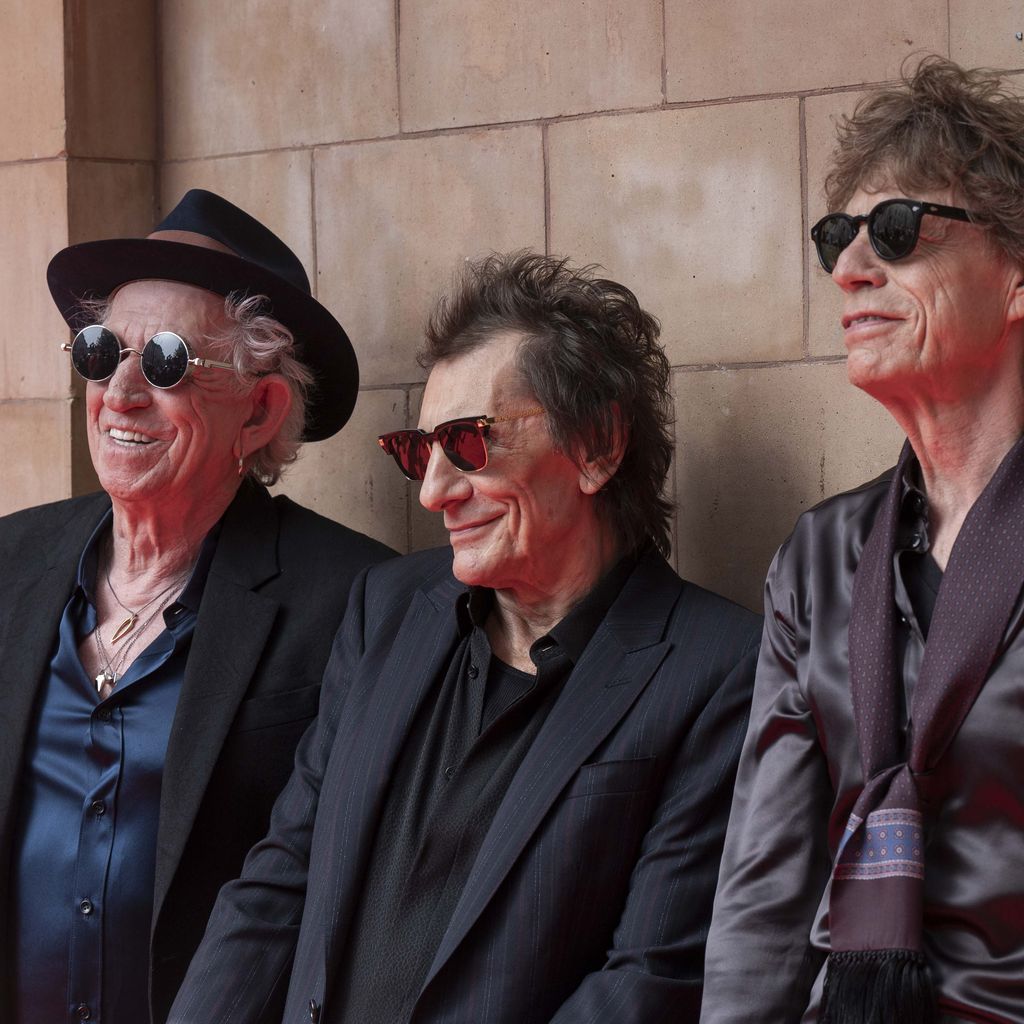 Keith Richards, Ronnie Wood und Mick Jagger, September 2023