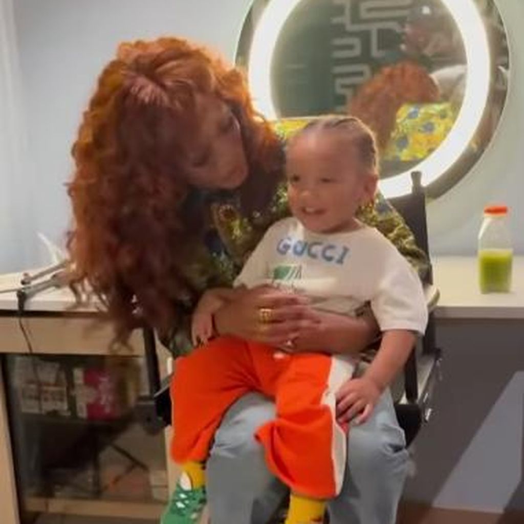 Keke Palmer und ihr Sohn Leodis