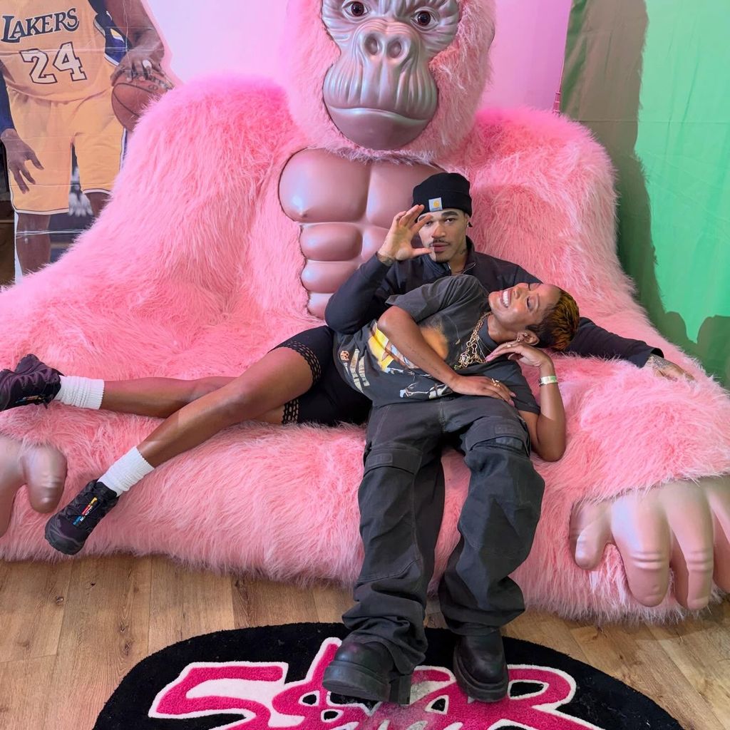 Keke Palmer mit dem Streamer Plaqueboymax, Januar 2026