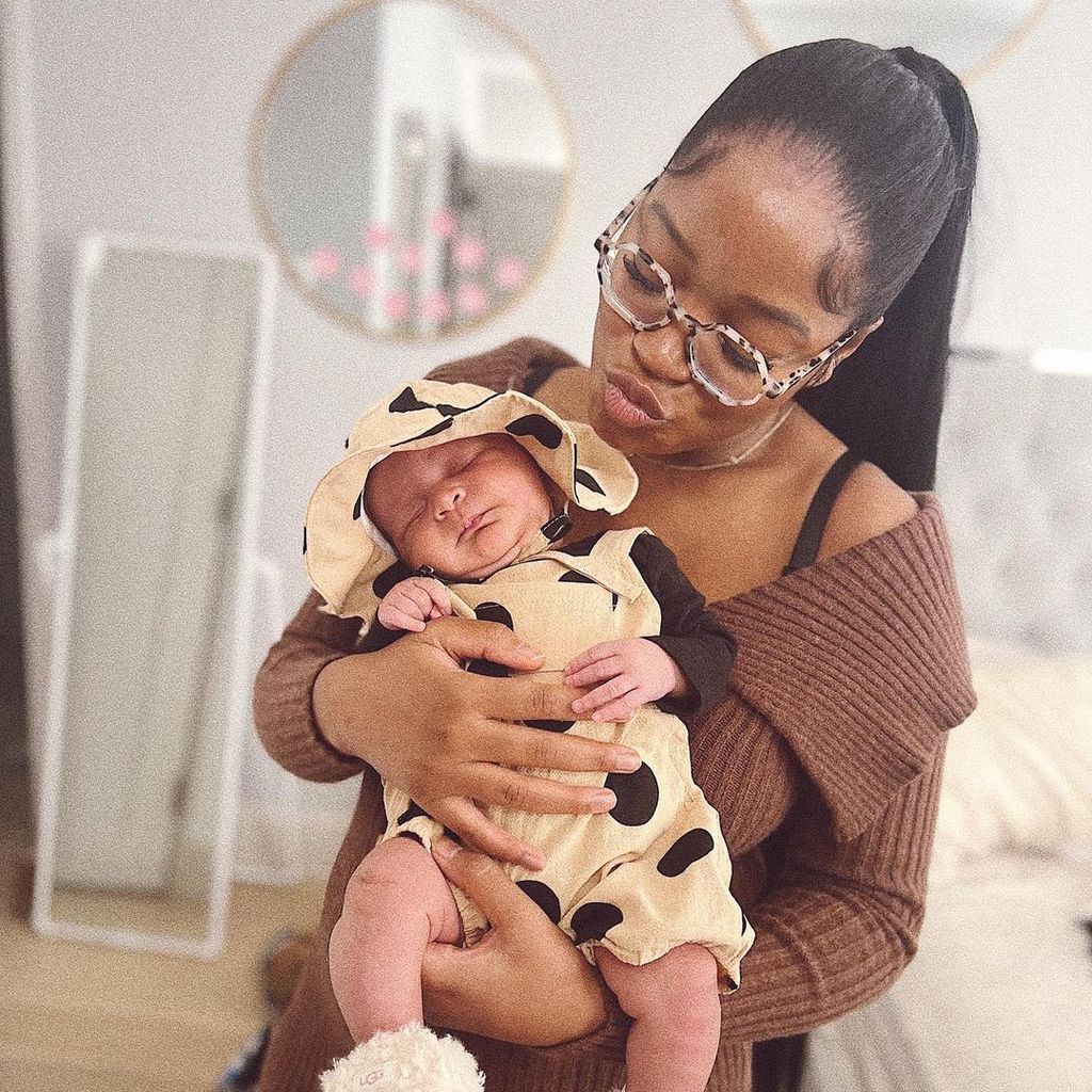 Keke Palmer mit ihrem Sohn