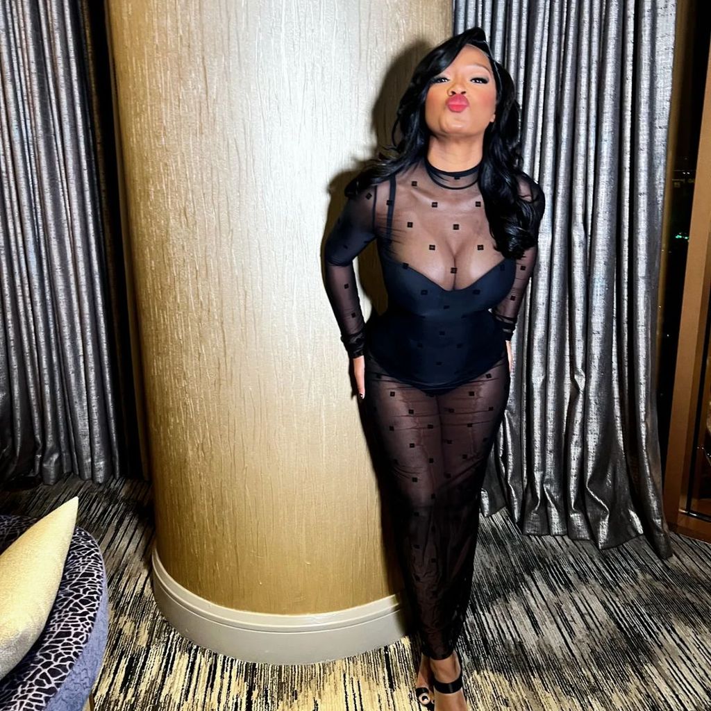 Keke Palmer in dem Outfit für Ushers Konzert