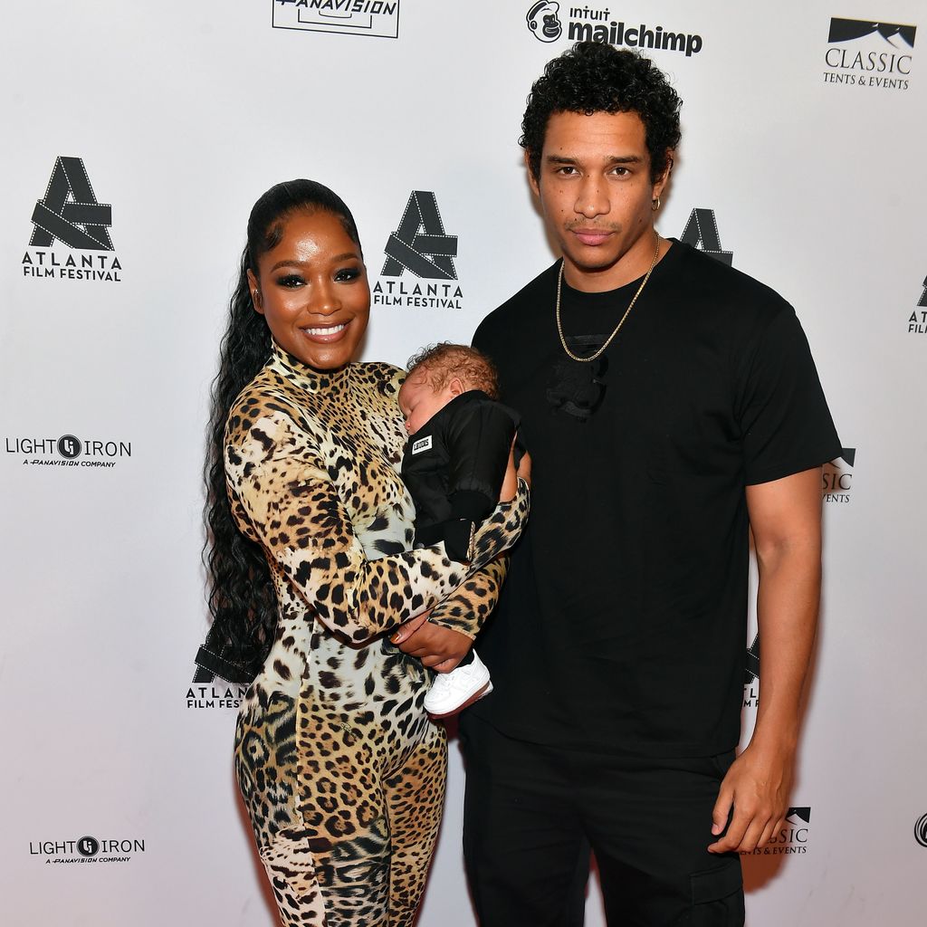 Keke Palmer und Darius Jackson mit ihrem Baby Leodis im April 2023