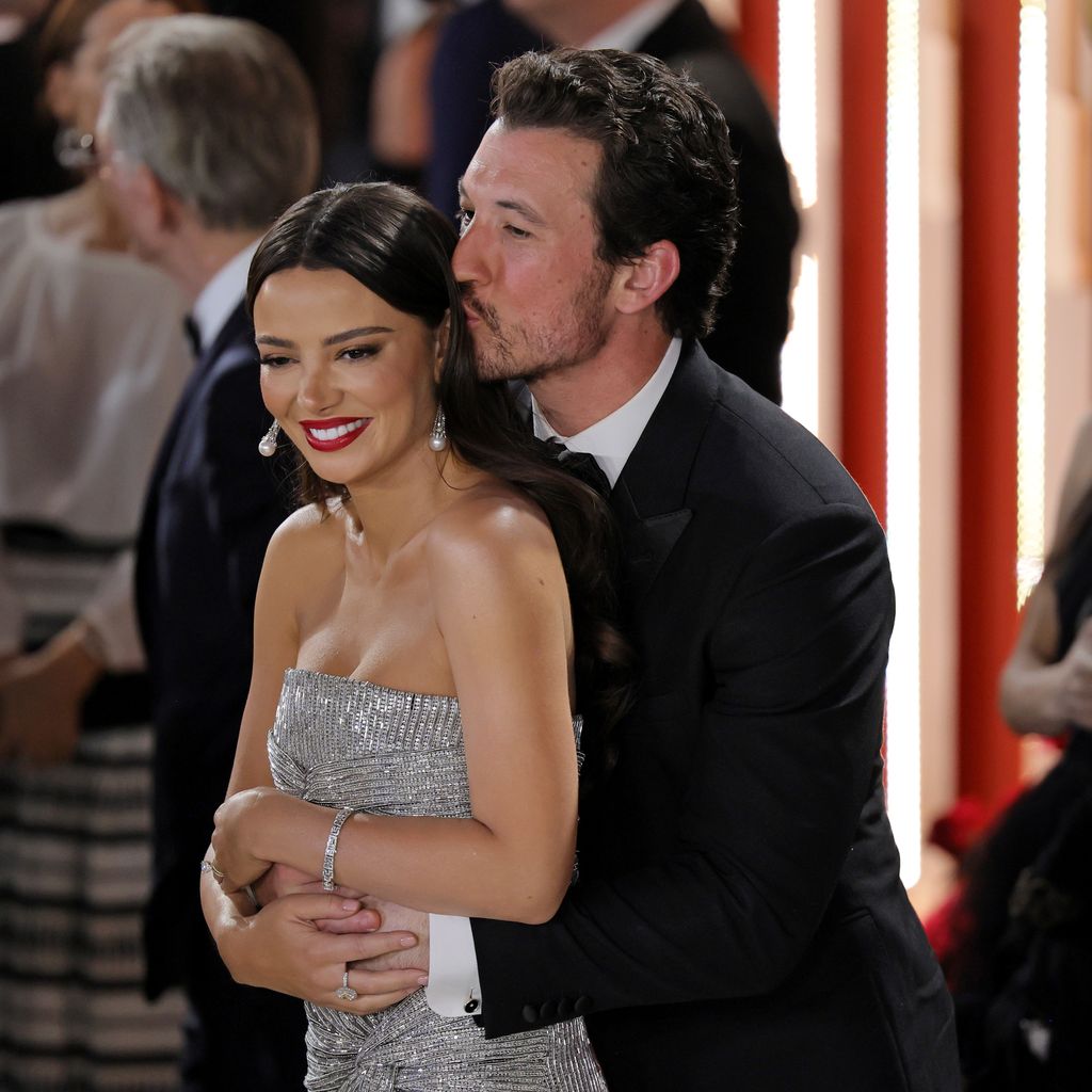 Keleigh Sperry und Miles Teller bei den Oscars 2023