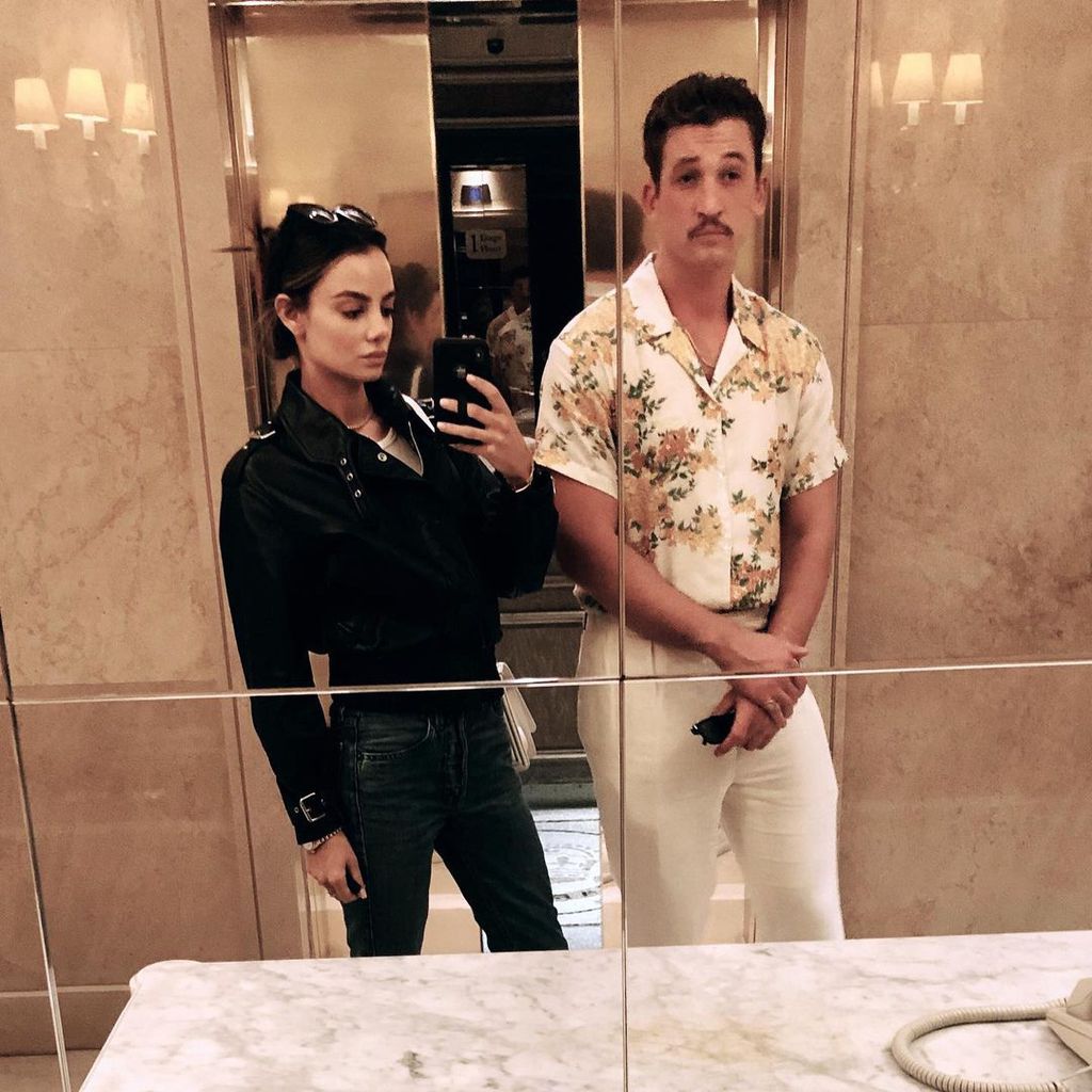 Keleigh Teller mit ihrem Ehemann Miles