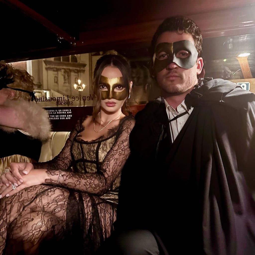 Keleigh und Miles Teller im Oktober 2023
