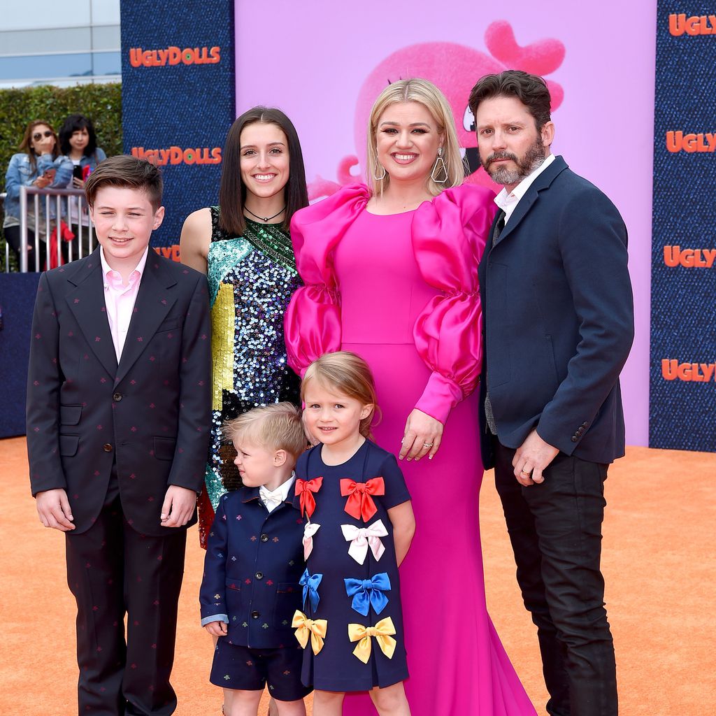Kelly Clarkson mit ihrer Familie bei der "Ugly Dolls"-Premiere