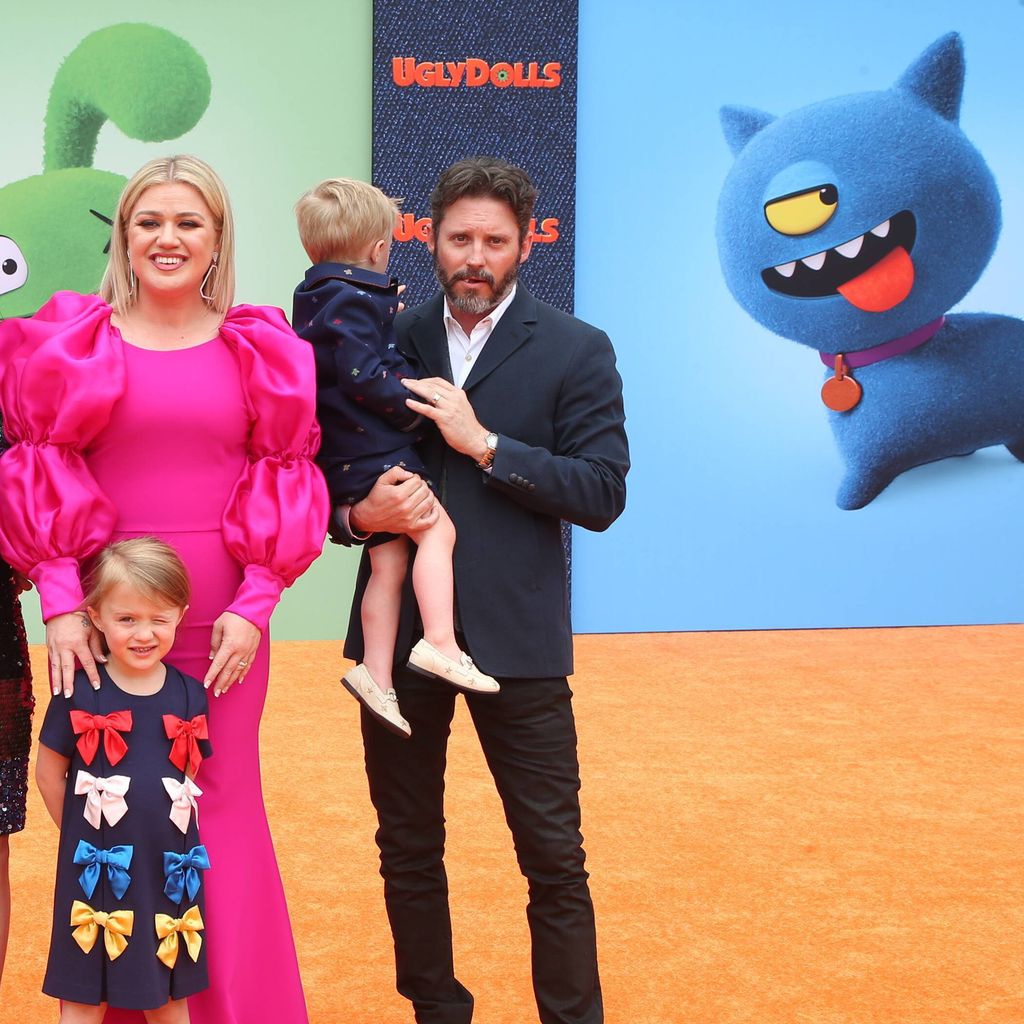 Kelly Clarkson mit ihrem Ex Brandon Blackstock und den gemeinsamen Kindern, 2019