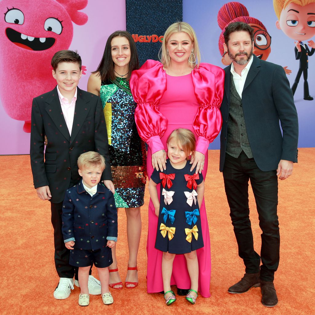 Kelly Clarkson mit ihrer Familie bei der "Ugly Dolls"-Premiere