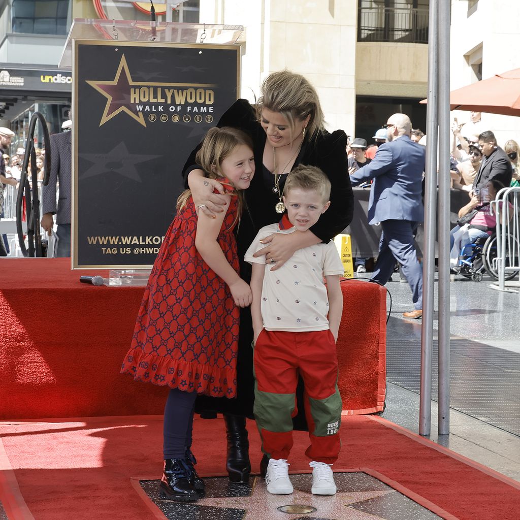 Kelly Clarkson mit ihren Kindern River Rose und Remington Alexander