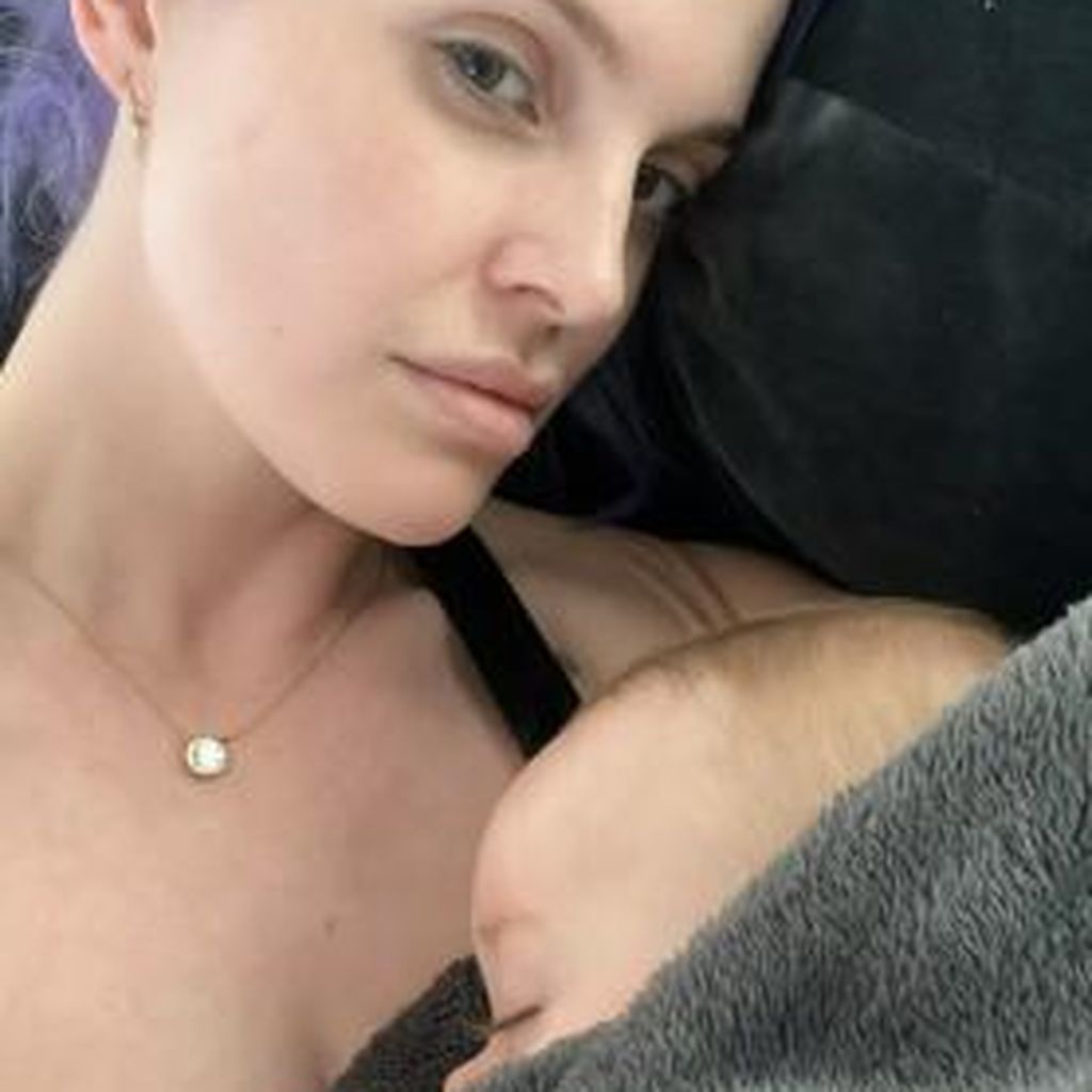 Kelly Osbourne und ihr Sohn Sidney im August 2023