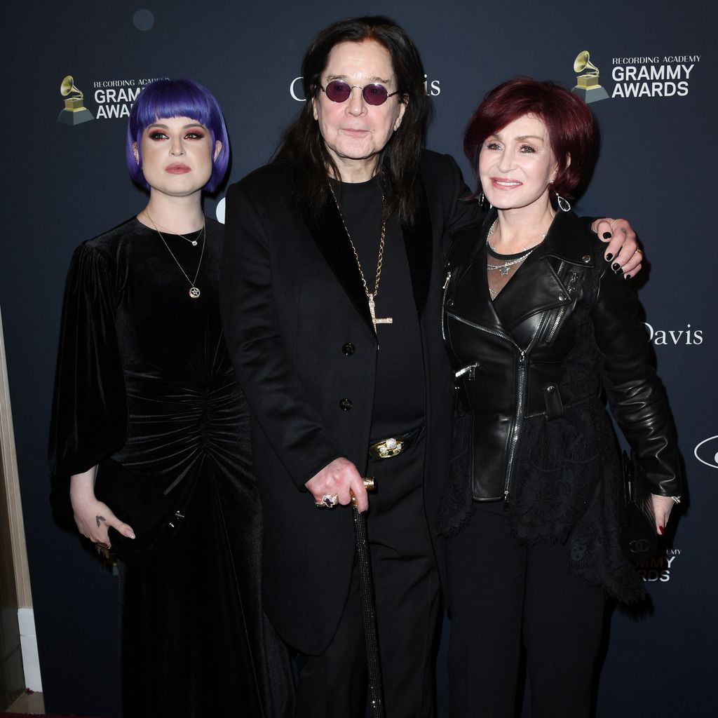 Kelly Osbourne mit ihren Eltern Ozzy Osbourne und Sharon Osbourne