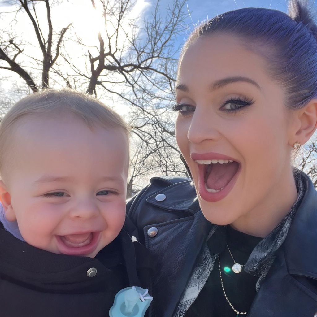 Kelly Osbourne mit ihrem Sohn Sidney, November 2023