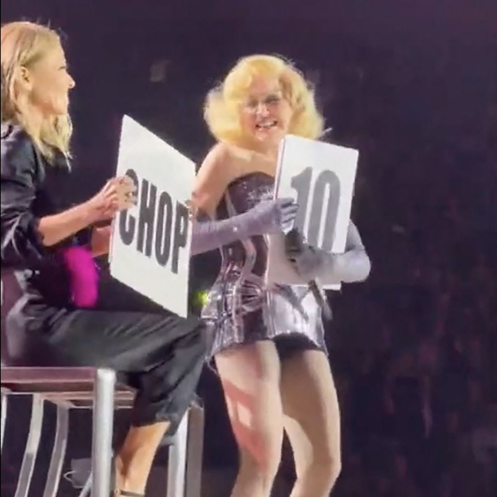 Kelly Ripa und Madonna im Januar 2024 im Madison Square Garden