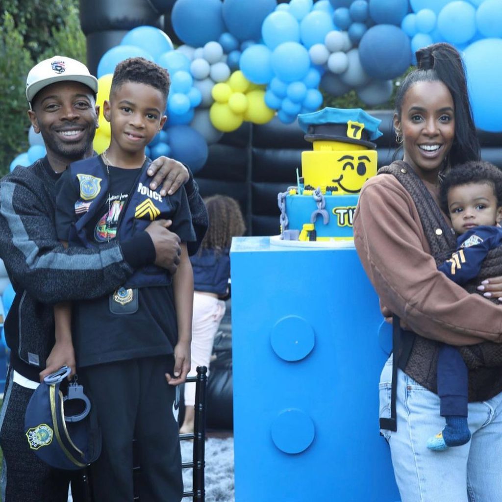 Kelly Rowland mit ihrer Familie