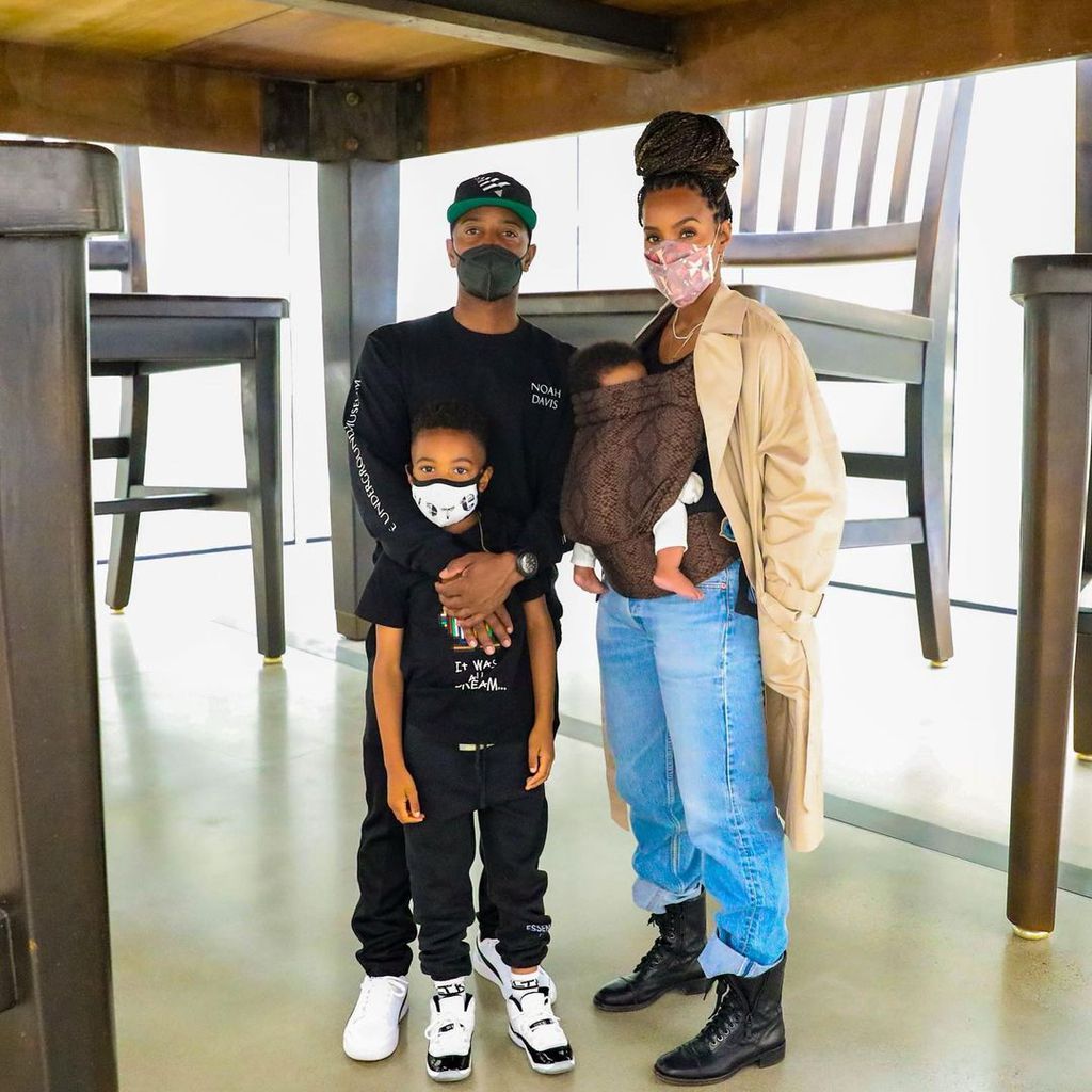 Kelly Rowland mit ihrer Familie