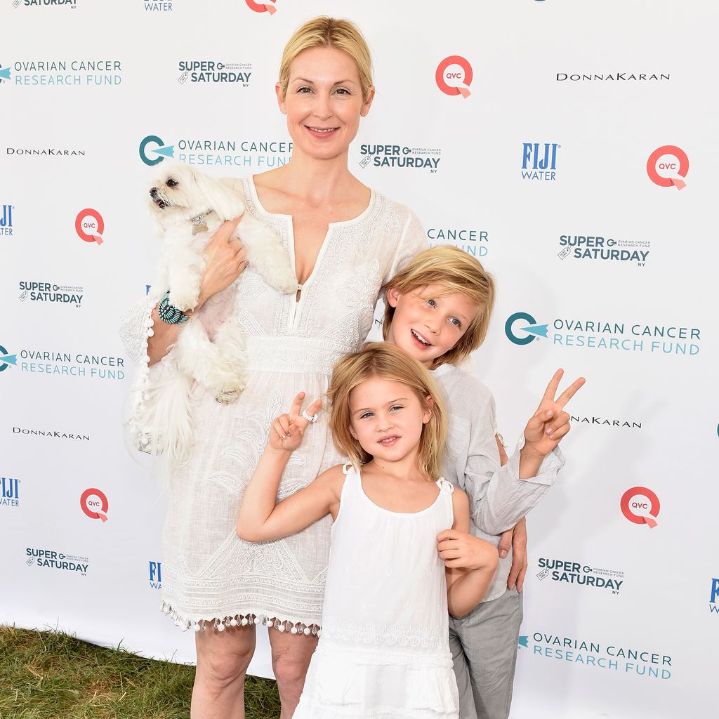Kelly Rutherford mit ihren Kindern, 2015