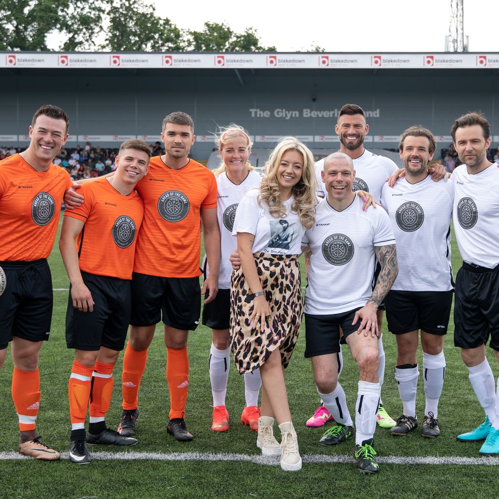 Kelsey Parker beim Tom Parker Charity Football Match