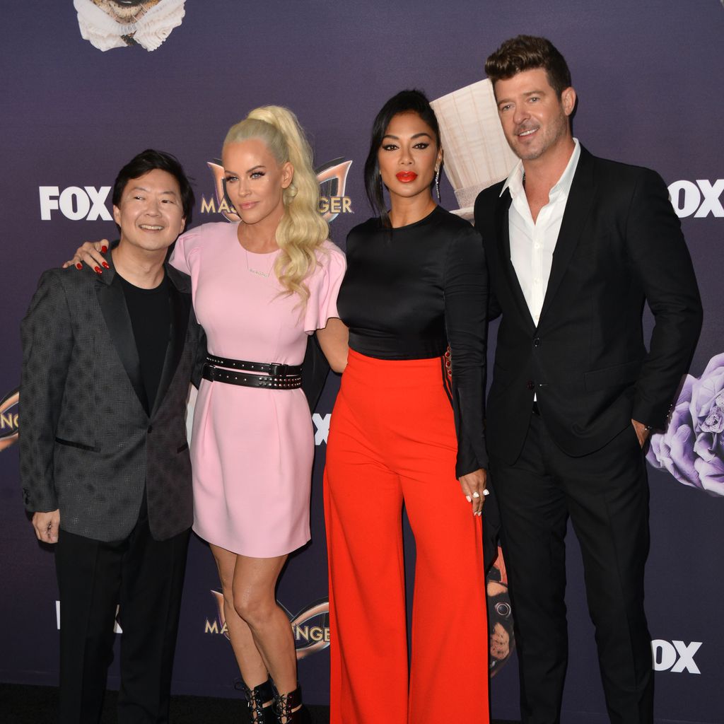 "The Masked Singer"-Rateteam Ken Jeong, Jenny McCarthy, Nicole Scherzinger und Robin Thicke