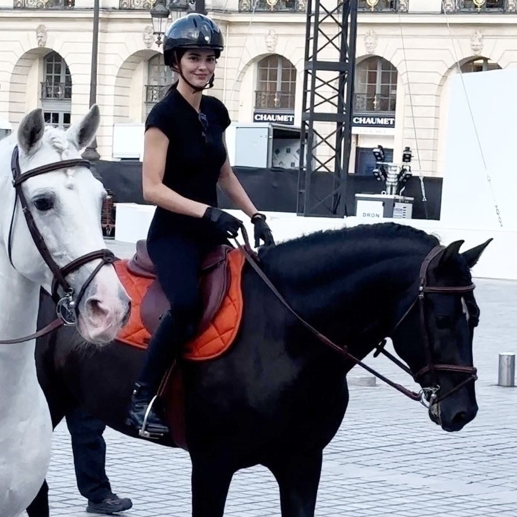 Kendall Jenner bei den Vorbereitungen des Vogue World Events in Paris, Juni 2024