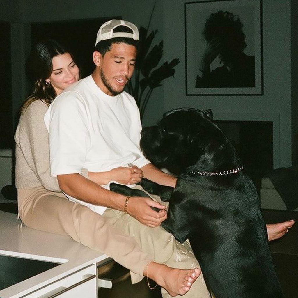 Model Kendall Jenner und ihr Freund Devin Booker, 2021