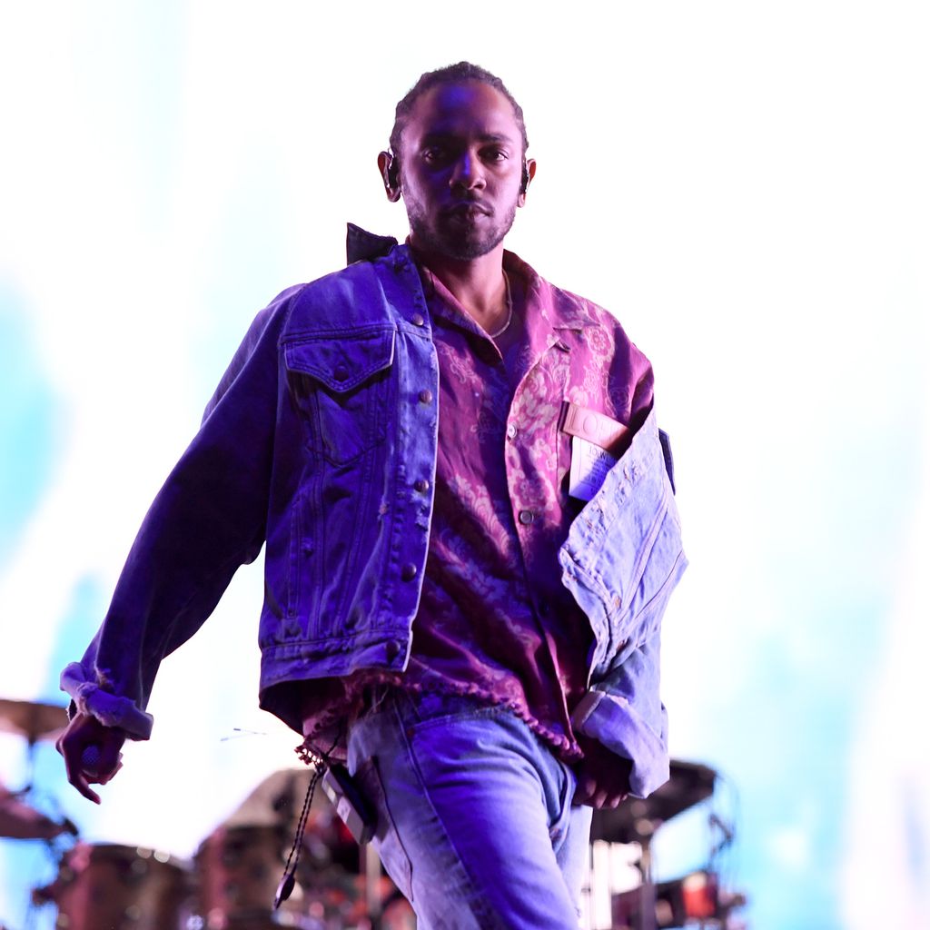 Rapper Kendrick Lamar bei einem Konzert in Kalifornien