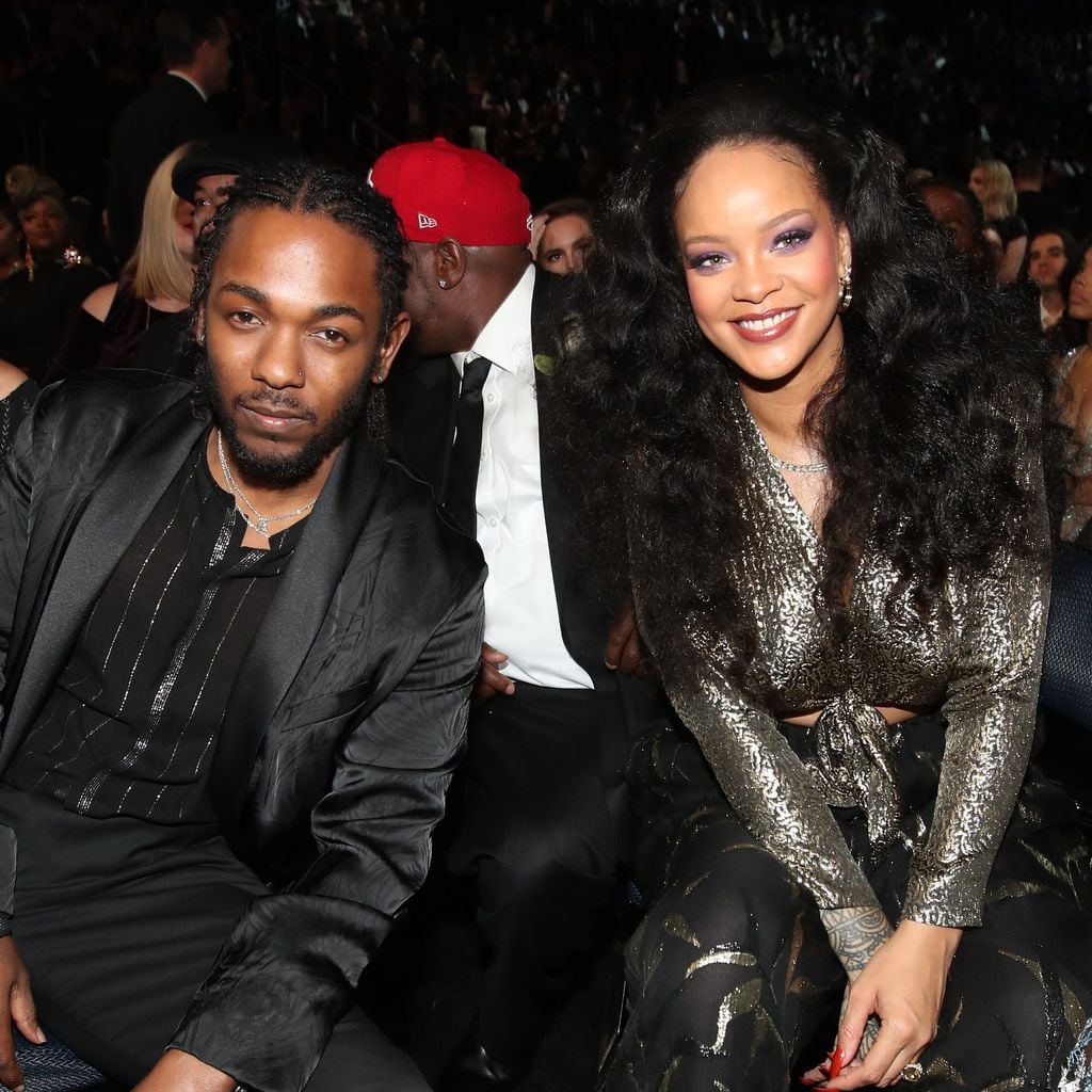 Kendrick Lamar und Rihanna bei den Grammy Awards 2018 in New York