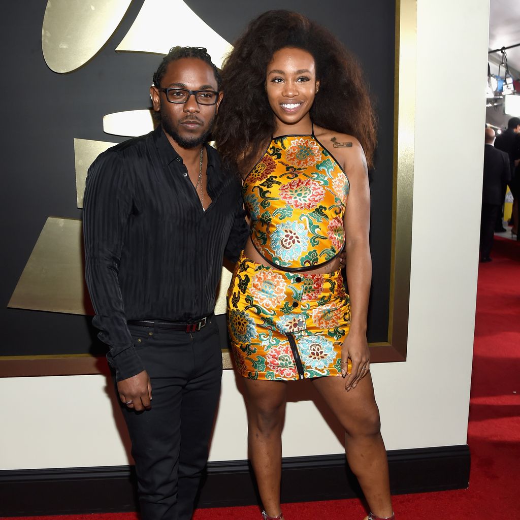 Kendrick Lamar und SZA bei den Grammys 2016
