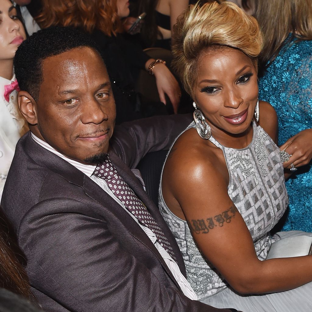 Kendu Isaacs und Mary J. Blige bei den Grammys 2015