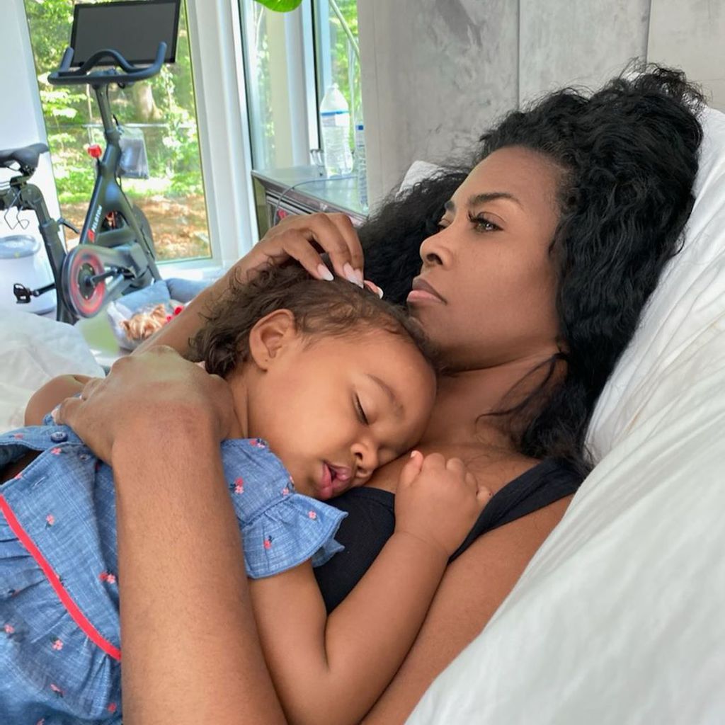Kenya Moore mit ihrer Tochter Brooklyn