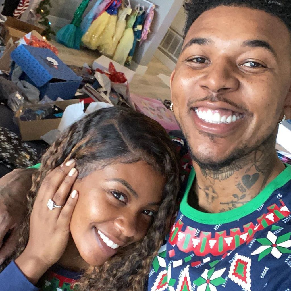 Keonna Green und Nick Young