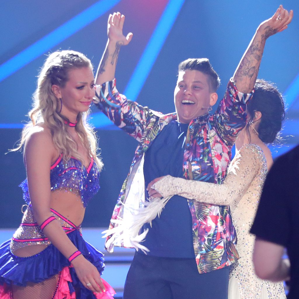 Regina Luca und Kerstin Ott kurz nach ihrem "Let's Dance"-Aus