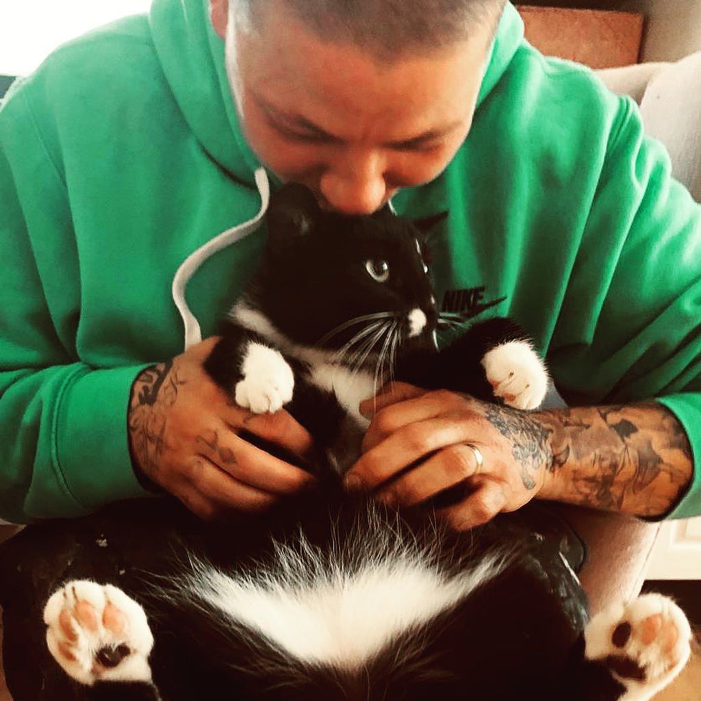 Kerstin Ott und ihre Katze
