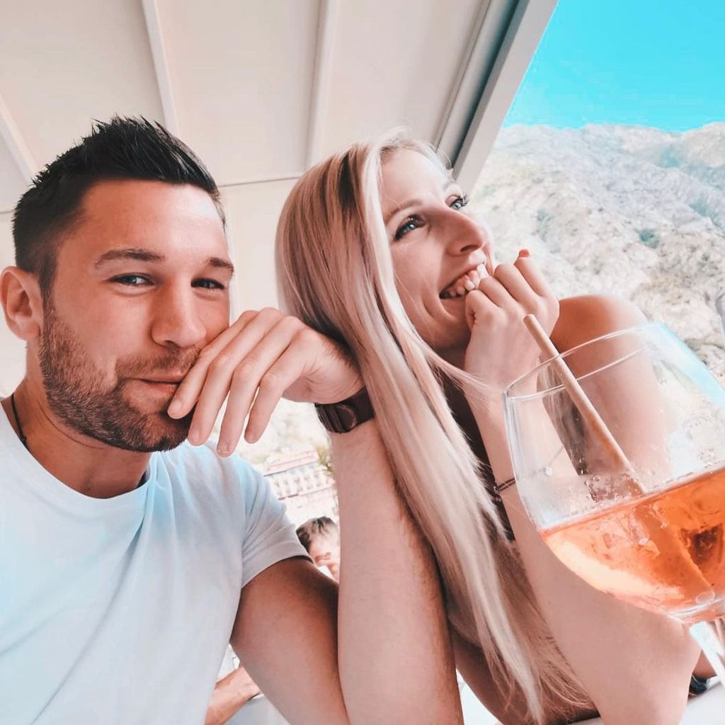 Kerstin Scholz und ihr Freund in Italien