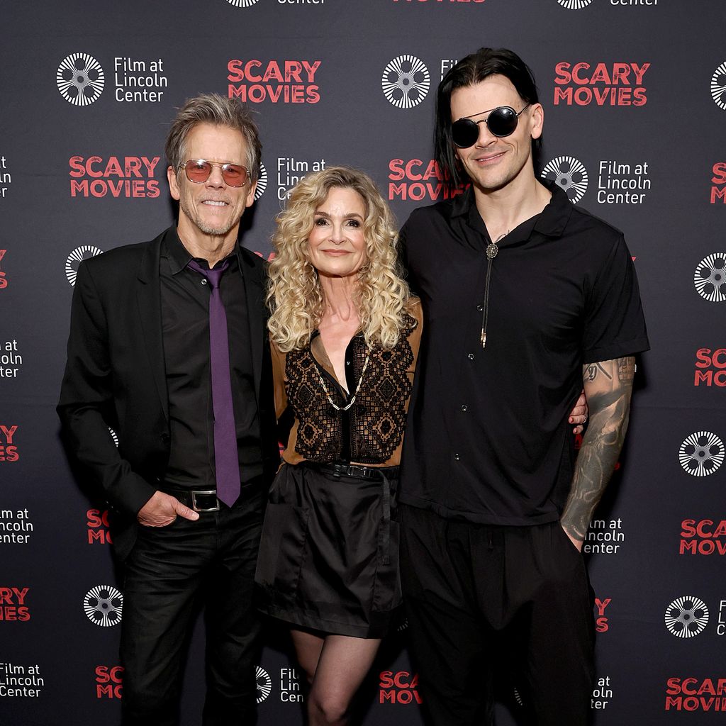 Kevin Bacon, Kyra Sedgwick und Travis Bacon bei Scary Movies XIV: "Family Movie" im Lincoln Center in New York City